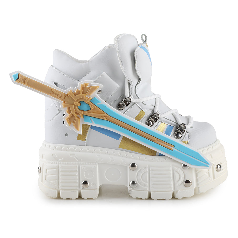 Mangosteen 08 - White Sword Shoes by Anthony Wang | Kei Collective