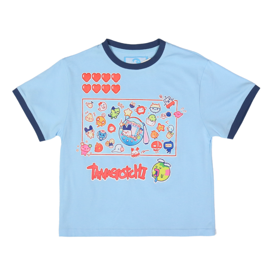 Blue Tamagotchi Tee by Willows Witch | Kei Collective