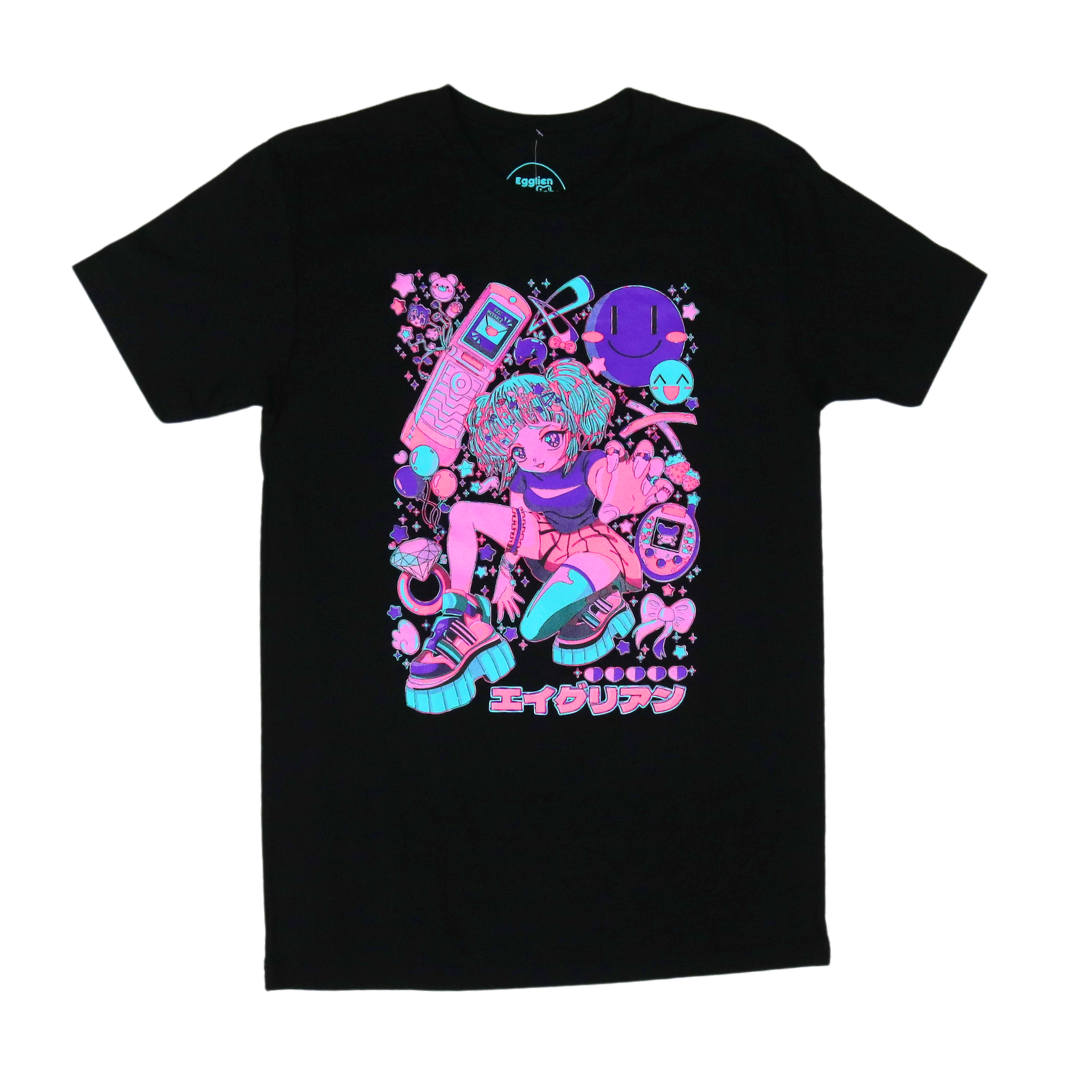 Decora Vaporwave Tee by Egglien Creations | Kei Collective
