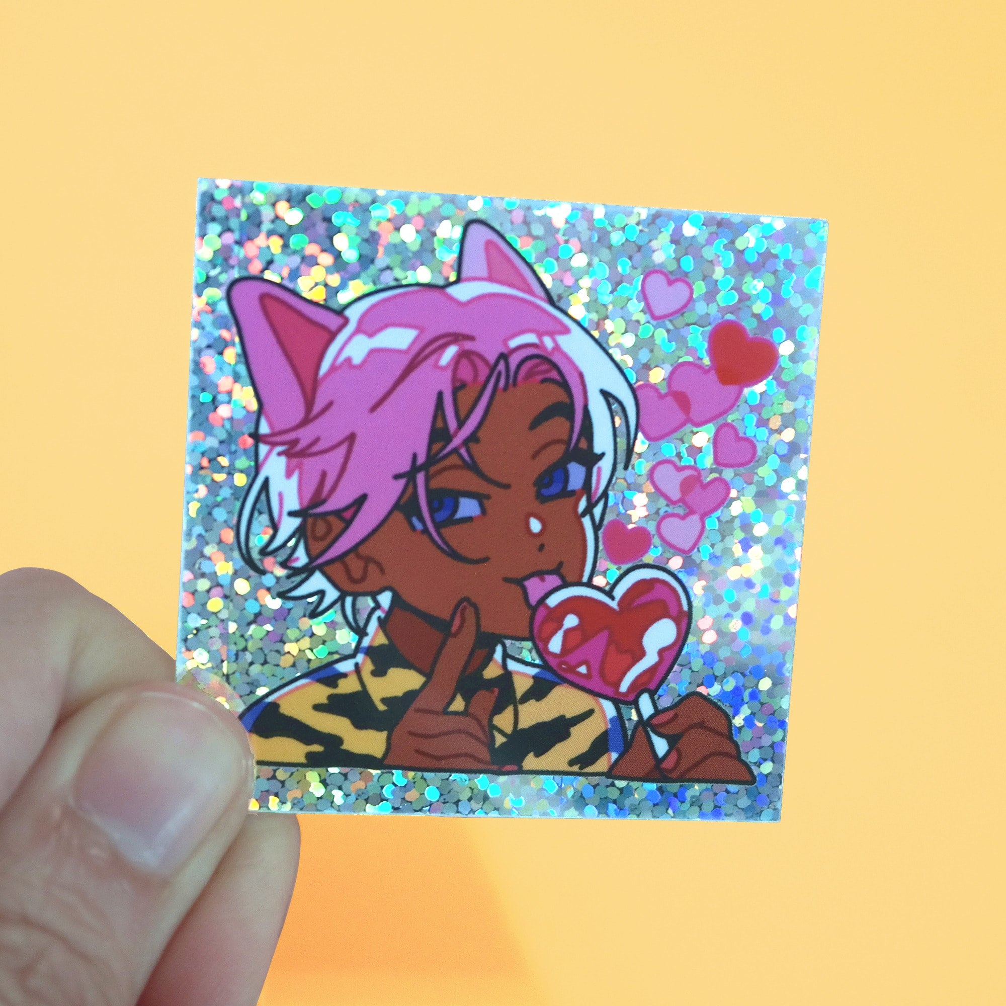 SPARKLING CATBOY FRIEND sticker pack by PEPPERONCCINI | Kei Collective