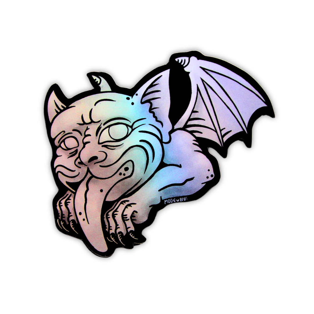 Holo Gargoyle Vinyl Sticker by Moon Brat | Kei Collective