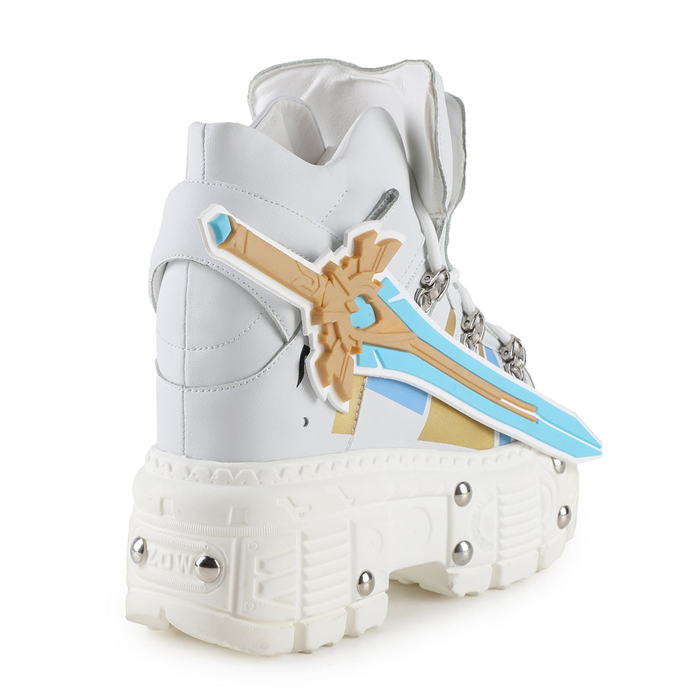 靴 NGUYEN VAN CHUYEN Mangosteen 08 - White Sword Shoes by Anthony Wang | Kei