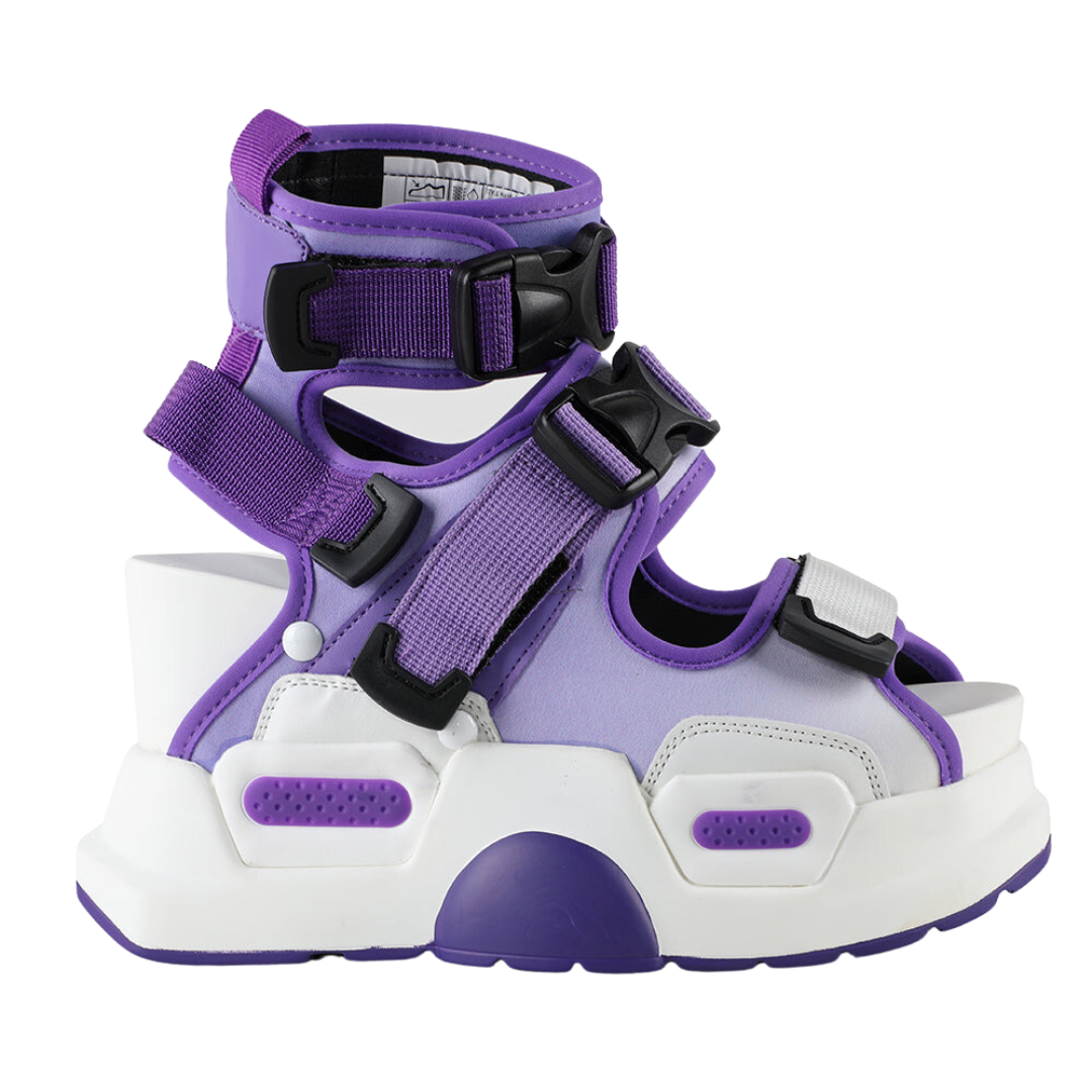 Mulberry 03 - Purple Platform Sandals by Anthony Wang | Kei Collective