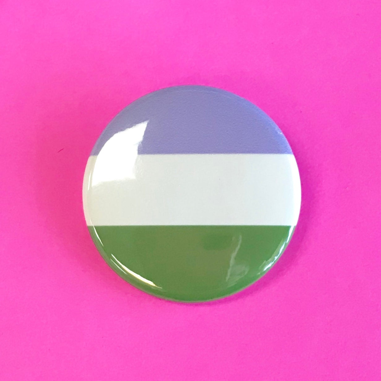 Gender Queer Pride Button By Mr Quackers Artistry Kei Collective 