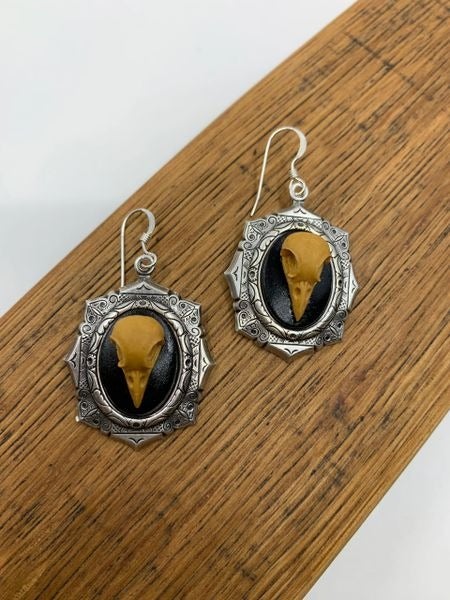 Antique Victorian Whitby Jet Cameo Earrings – Fetheray