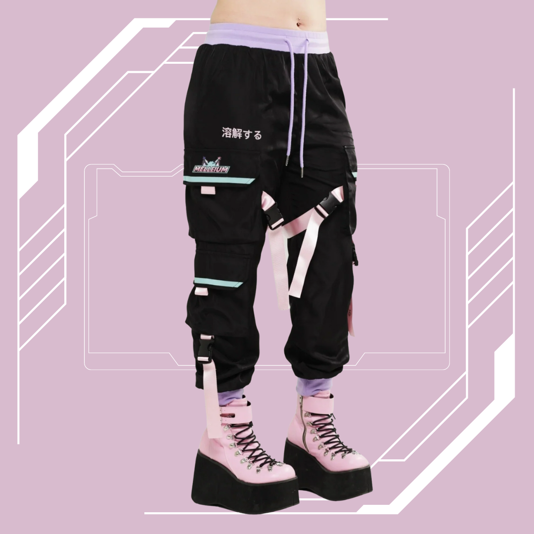 Pastel Tech Pants by Melleium | Kei Collective