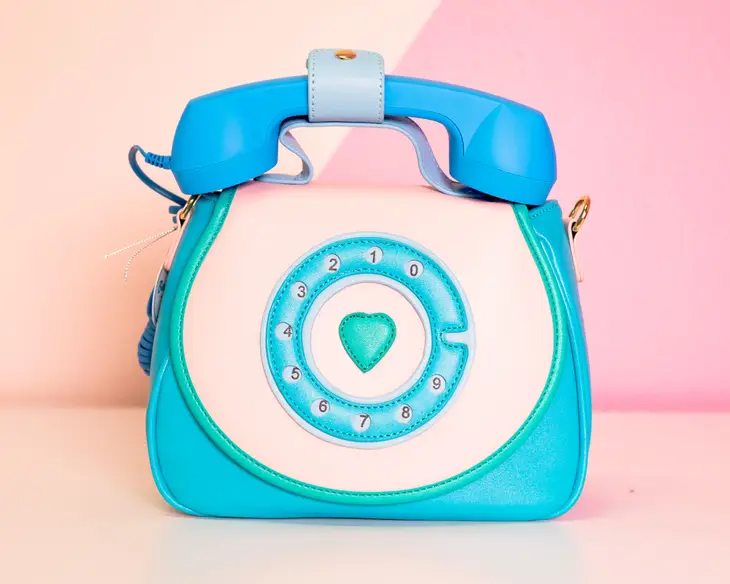 Telephone Handbag | Pink Phone Crossbody Bag | Phone Shaped Purse | Pretty  Attitude
