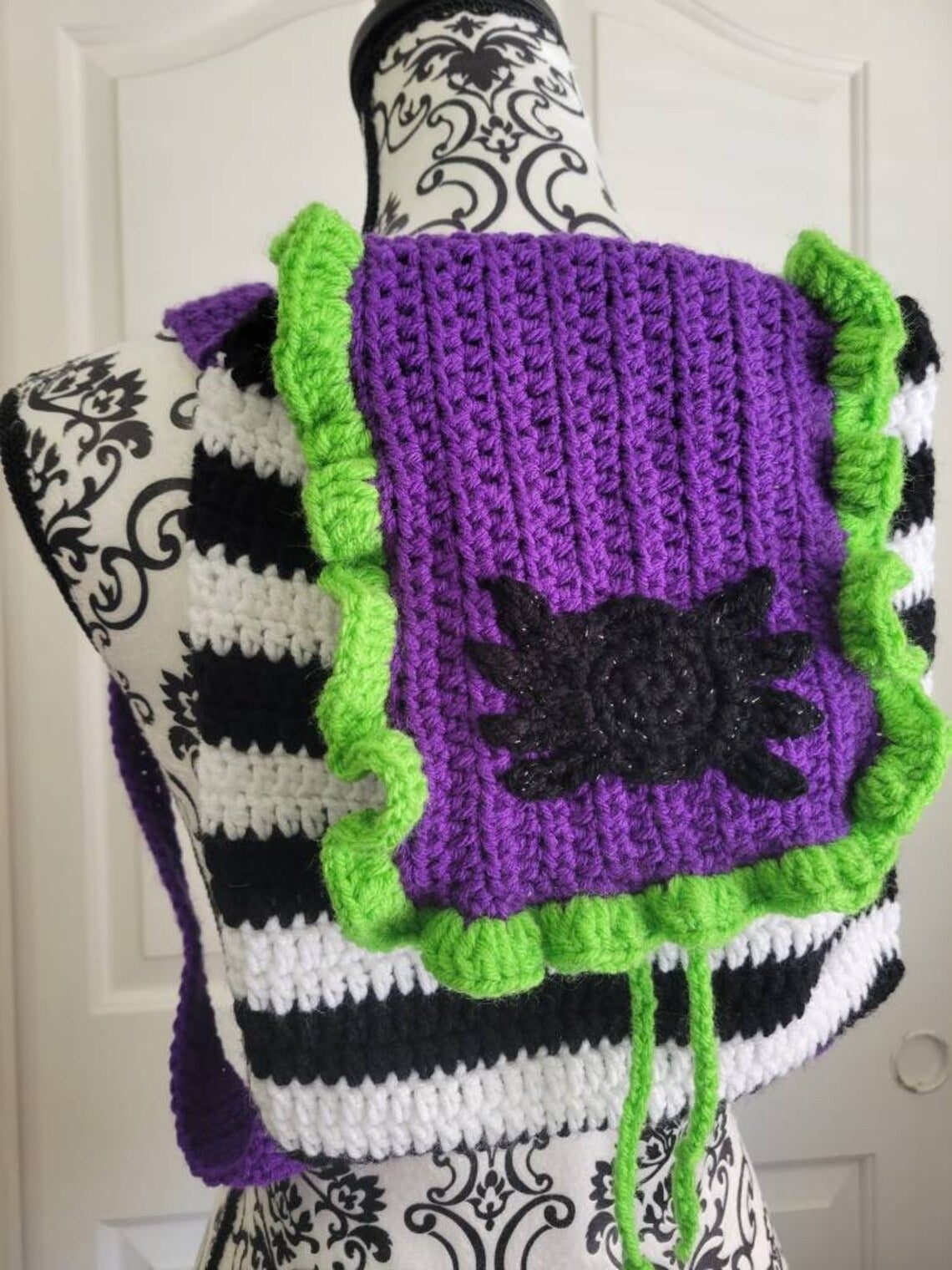 Beetlejuice Backpack by Knot Knitted