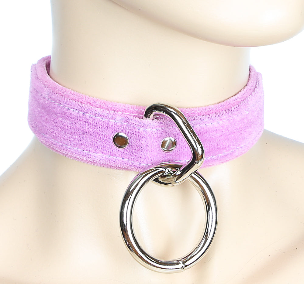 Pink on sale velvet choker