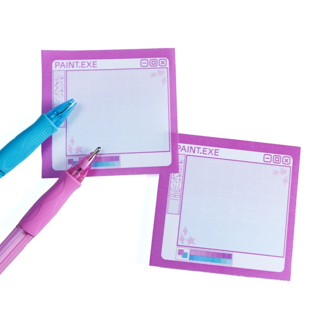 Kikkerland Writersblok Matchbook Sticky Notes Set - 4 pack, 30 notes each